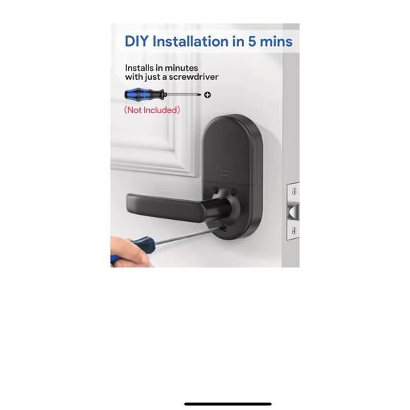 Smart Keypad Door Lock with Handle Keyless Entry Door Lock for Front Door - E... - Picture 3 of 8